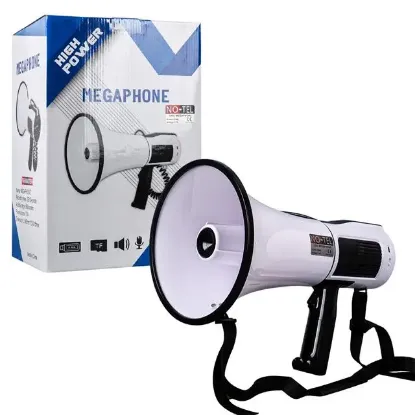 No-Tel 106U Bluetooth-Usb-Siren-Ses Kayıt Özellikli Dahili Bataryalı 100 Watt Büyük Boy Megafon resmi