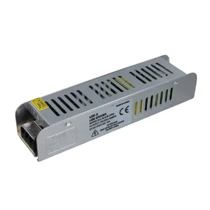 Ledx ALN-M1210S 12 Volt 10 Amper 120 Watt Slim Metal Kasa Adaptör 190x48x38mm resmi