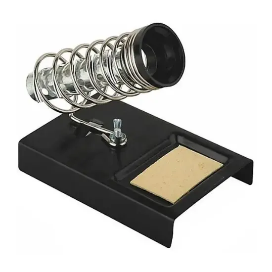 Tenon TD-10 Yaylı Tip Süngerli Havya Tutucu Metal Standı Siyah resmi