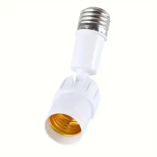 Ledx DY-103 360 Derece Esnek Bükülebilir Plastik Uzatma E27 Duy resmi