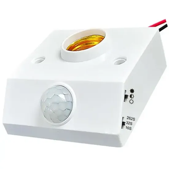 Ledx DY-102 Abs 360 PIR Hareket Sensörlü E27 Duy Aparatı  resmi