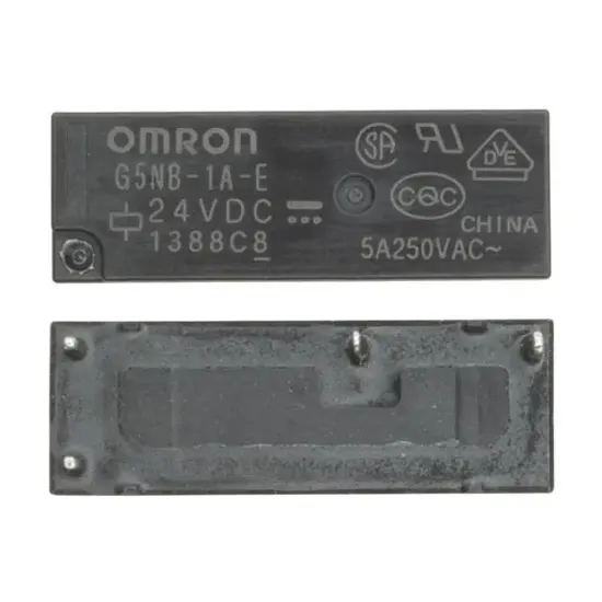 Omron G5NB-1A-E 24VDC Kart Rölesi 24 Volt 4 Pin Bacak Siyah 16X4C16 resmi