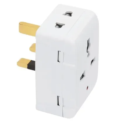 DE-PA 11118-UK İngiliz - Amerikan Golyat Seyahat Prizi Fiş 3 Girişli Topraklı (Işıklı) resmi