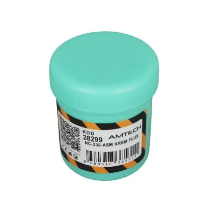 Amtech NC-338-ASM 100g Lehim Kremi (Flux) No-Clean Halojensiz Profesyonel BGA/SMD Lehimleme resmi
