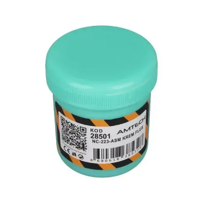 Amtech NC-223-ASM 100g Lehim Kremi (Flux) No-Clean Profesyonel SMD Lehimleme resmi
