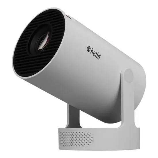 Hello HY300PRO Android 11 Akıllı LED Ayarlanabilir Projeksiyon FHD Kablosuz Görüntü Aktarım Destekli Ev Sinema Sistemi resmi