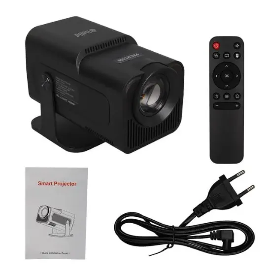 Hello HY320 Android 11 Akıllı LED Ayarlanabilir Projeksiyon FHD Kablosuz Görüntü Aktarım Destekli Ev Sinema Sistemi resmi