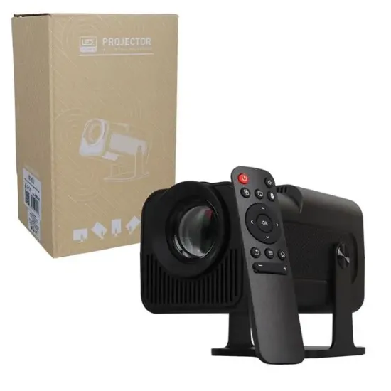 Hello HY320 Android 11 Akıllı LED Ayarlanabilir Projeksiyon FHD Kablosuz Görüntü Aktarım Destekli Ev Sinema Sistemi resmi