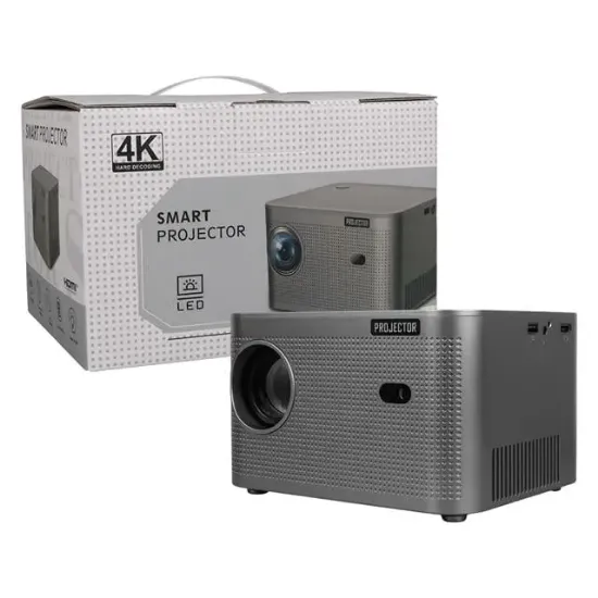 Hello HY350 Sesli Komutlu Android 11 Akıllı LED Projeksiyon FHD Kablosuz Görüntü Aktarım Destekli Ev Sinema Sistemi resmi