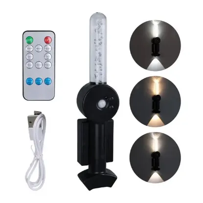 Ledx YD-24060 Mıktanıslı Rgb Renkli Usb Şarjlı 800 mAh 3 Kademeli Işıklı Sensörlü Duvar Aplik        resmi