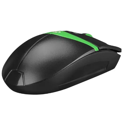 Everest SM-220 USB 1200DPI 3D Optik Kablolu Mouse Siyah/Yeşil resmi