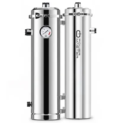 PowerMaster PM-28654 Ana Hat Su Arıtma Sistemi 10.000 L/Saat Paslanmaz Çelik Gövdeli Yıkanabilir UF-PVDF Filtreli resmi