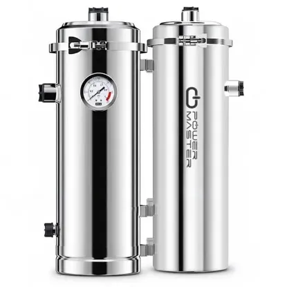 PowerMaster PM-28653 Ana Hat Su Arıtma Sistemi 5.000 L/Saat Paslanmaz Çelik Gövdeli Yıkanabilir UF-PVDF Filtreli resmi