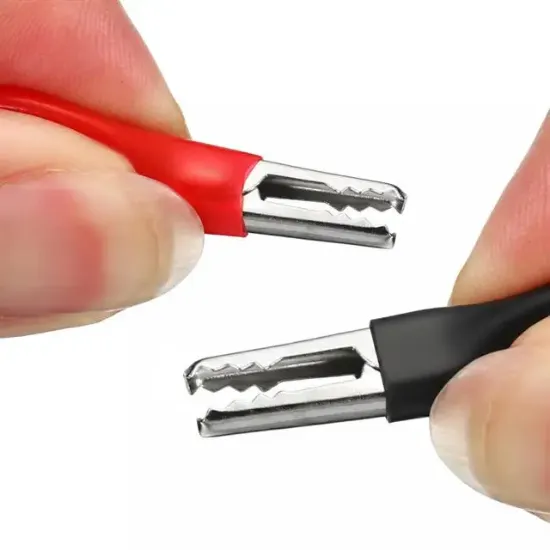 Powermaster PM-28657 USB Erkek - Küçük Krokodil Uçlu 5V 2A Test Kablosu 60 CM resmi