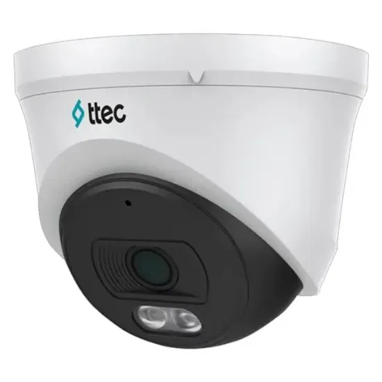 Ttec IPDP-2330M-M-LITE 2MP 2.8mm 30 Metre IR Sensörü Dahili Mikrofonlu H265+ IP67 IP Dome Kamera resmi