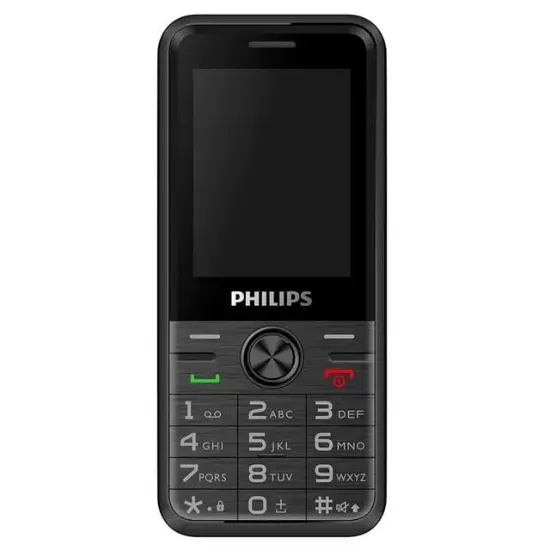 Philips E6500 2.4'' QVGA TFT Ekran 1700 Mah Bataryalı Plastik Kasa Tuşlu Cep Telefonu resmi