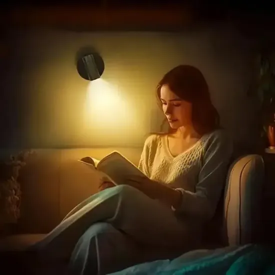 Ledx AL-XYD05 Çok Fonksiyonlu Dokunmatik Şarjlı 1200mAh Duvar Aplik 3000K-4000K-6500K TYPE-C Şarj Girişli resmi