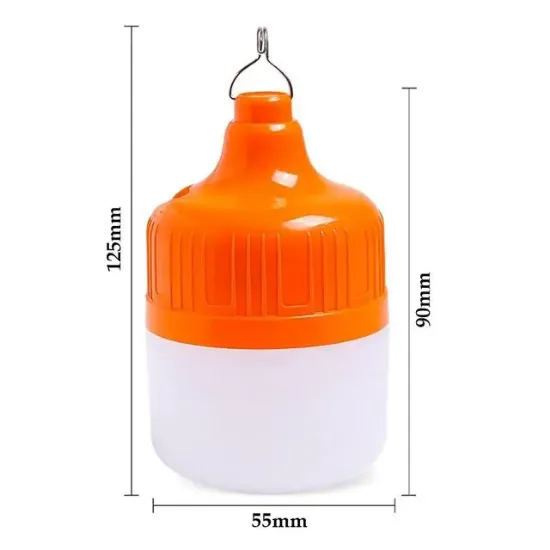 Ledx LN-OR20G 20 Watt TYPE-C Şarjlı Taşınabilir Asma Kancalı Kamp Çadır Lambası 6500K 1200mAh 3 Modlu ABS Malzeme resmi