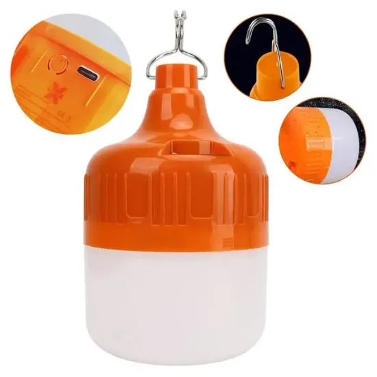 Ledx LN-OR30G 30 Watt TYPE-C Şarjlı Taşınabilir Asma Kancalı Kamp Çadır Lambası 6500K 1200mAh 3 Modlu ABS Malzeme resmi