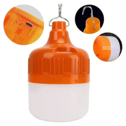 Ledx LN-OR50G 50 Watt TYPE-C Şarjlı Taşınabilir Asma Kancalı Kamp Çadır Lambası 6500K 1200mAh 3 Modlu ABS Malzeme resmi