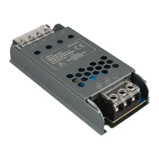 Ledx ALN-M12125 12 Volt 12.5 Amper 57x24x12mm Ultra Slim Metal Kasa Adaptör resmi