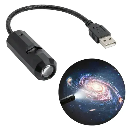 PowerMaster PM-29073 USB Oda Uzay Atmosfer Aydınlatma Projeksiyon Lambası resmi