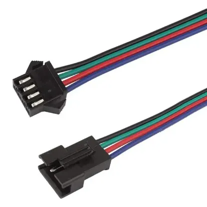 JST SM 4 Pin Kablolu Konnektör Takım IC-261J-4  resmi