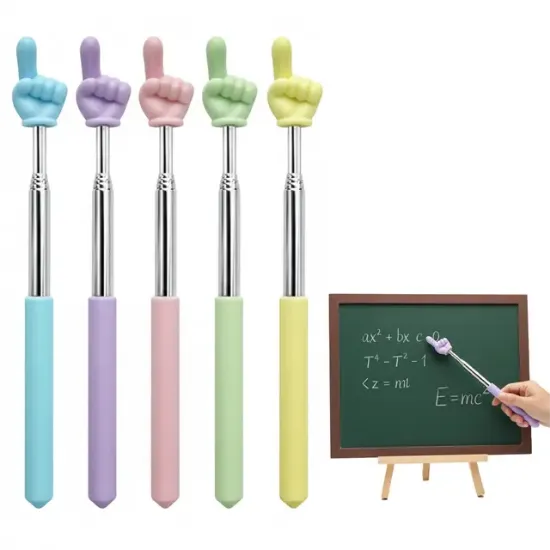 Sunup SN-29159 Parmak İşaretli Teleskobik İşaret Çubuğu Sunum Kalemi resmi