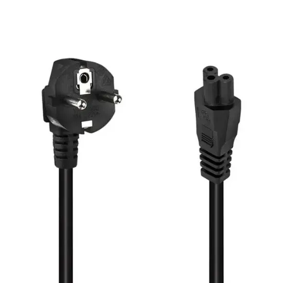 Rose RC-901 3x0.75 Mm Siyah 1.5 Metre Notebook Power Yonca Kablo resmi