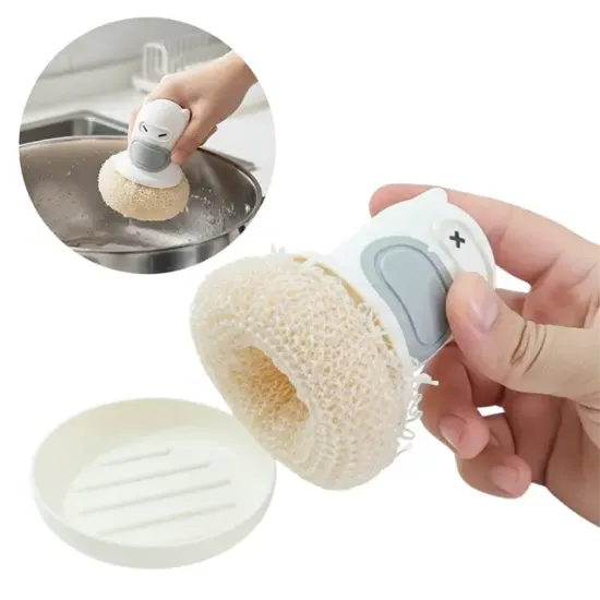 Sunup SN-29190 Ninja Tasarımlı Deterjan Hazneli Mutfak Bulaşık Fırçası resmi