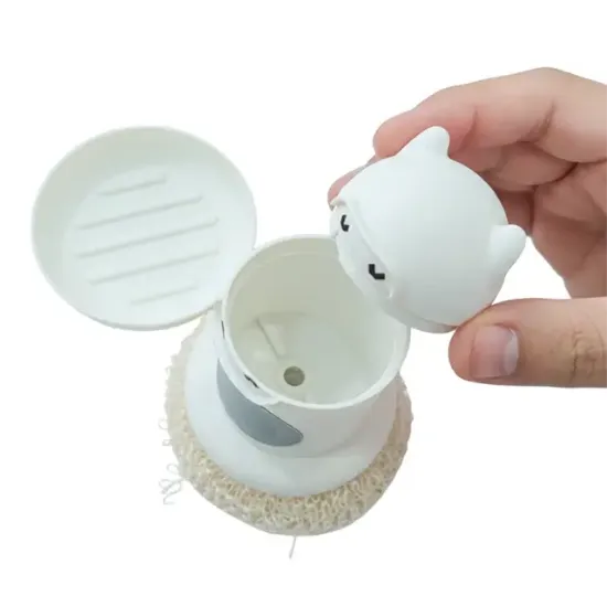 Sunup SN-29190 Ninja Tasarımlı Deterjan Hazneli Mutfak Bulaşık Fırçası resmi