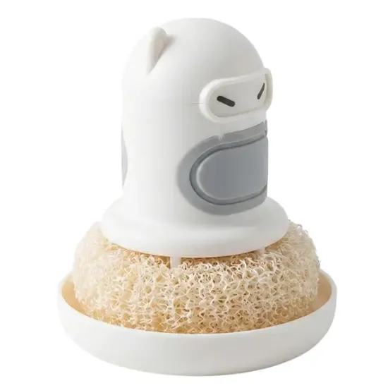 Sunup SN-29190 Ninja Tasarımlı Deterjan Hazneli Mutfak Bulaşık Fırçası resmi