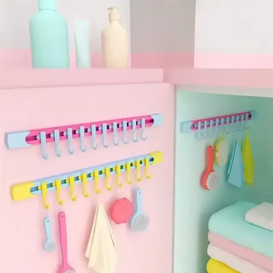 Sunup SN-29183 Yapışkanlı 30 CM Banyo Organizer Askılık resmi