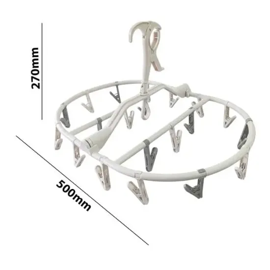 Sunup SN-29182 Katlanır Portatip 20 Mandallı Çamaşır Kurutma Askılığı resmi