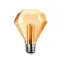 Ledx GD-95 Kırılmaz Gövde Diamond Elmas Kesim 4,5 Watt Amber Rustik Ampul resmi