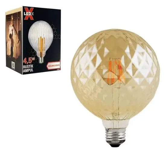 Ledx GDS-95 Kırılmaz Gövde 4,5 Watt Rustik Ampul resmi