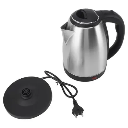 Crown CRW-7102 1500W 1.8 Litre Lüks Çelik Su Isıtıcı Kettle İnox resmi