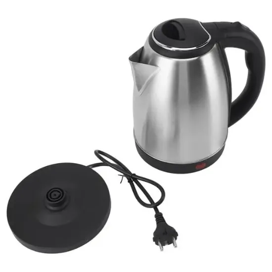 Crown CRW-7102 1500W 1.8 Litre Lüks Çelik Su Isıtıcı Kettle İnox resmi