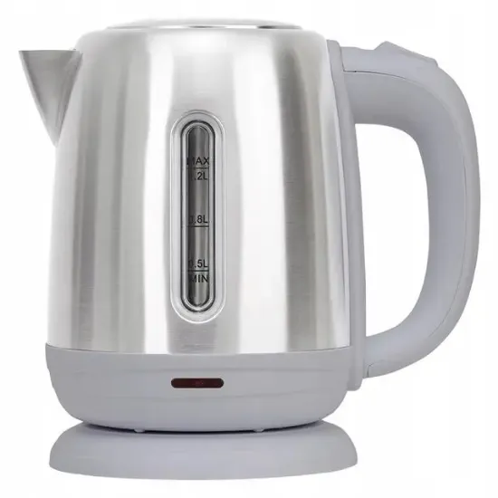 Crown CRW-7211 1800W 1.8 Litre Lüks Çelik Su Isıtıcı Kettle İnox resmi