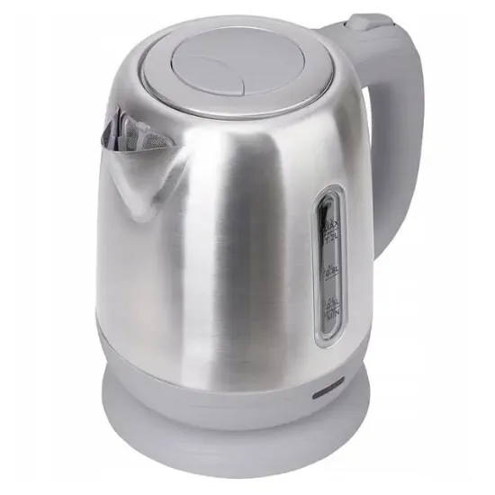 Crown CRW-7211 1800W 1.8 Litre Lüks Çelik Su Isıtıcı Kettle İnox resmi
