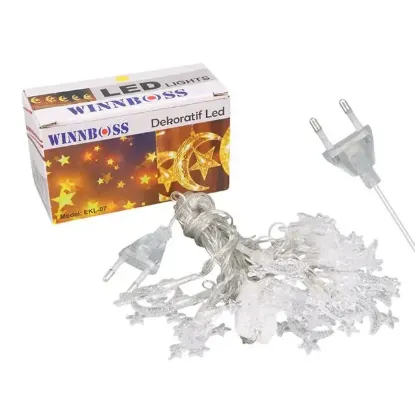 Winnboss WN-1181 5 Metre 20 Ledli Ay Yıldızlı Günışığı Sabit Led Dekoratif Aydınlatma 5 Watt resmi