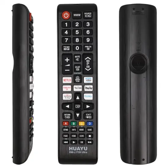 RM-L1728 Samsung Ultra Netflix Prime Rakuten Hulu Youtube Disney+ Tuşlu LCD Led TV Kumanda resmi