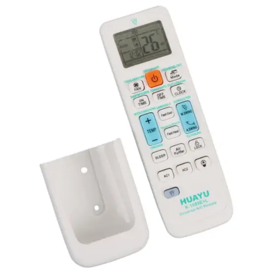 Huayu K-1089E+L Üniversal Akıllı Klima Kumandası LED Işıklı ve Geniş Uyumluluk resmi