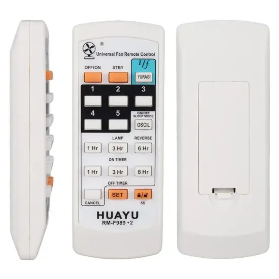 Huayu RM-F989+2 Universal Vantilatör Akıllı Kumanda resmi