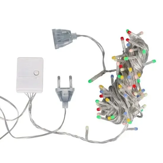 Winnboss WN-1182 RGB Renkli 10 Metre Dekoratif Led Yılbaşı Işığı 5 Watt AC220V resmi