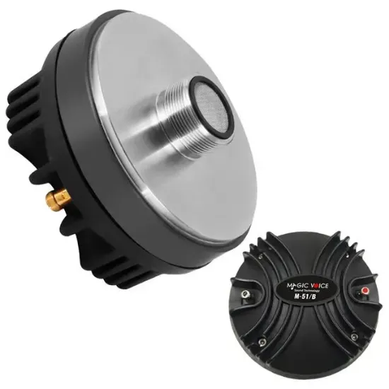 MagicVoice M-51/B 80W RMS 8 Ohm 51mm Profesyonel Hoparlör Tweeter Driver Ünitesi resmi