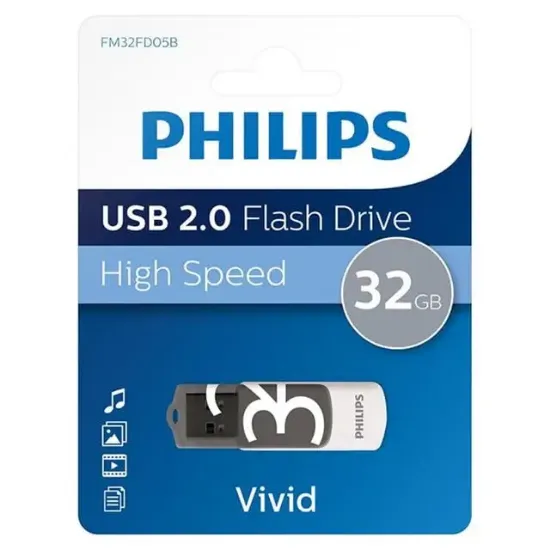 Philips Vivid Serisi 32GB USB 3.0 Super Speed Flash Bellek (FM32FD00B/00) resmi