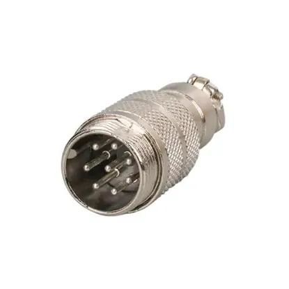 Mayk GX16-8 Pinli Metal Erkek Konnektör (M16 - 16mm) resmi
