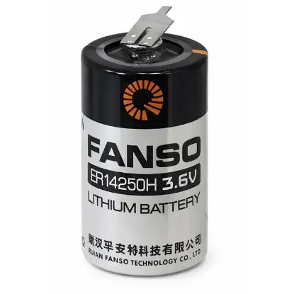 Fanso ER14250H 3.6V 1/2AA Puntalı Lityum Pil (PLC/Endüstriyel) resmi