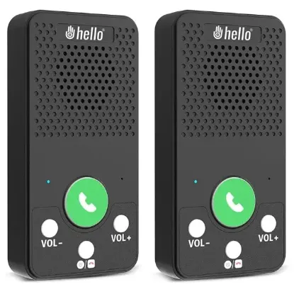 Hello D10A 1000 Mah Şarjlı İnterkom Kapalı Devre Konuşma Sistemi resmi